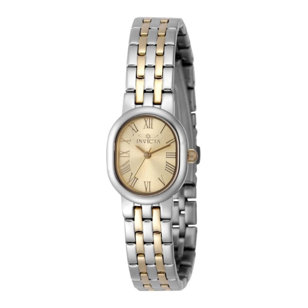 Invicta Watches Guld Zifferblatt Kvarts Damklocka Gray, Dam