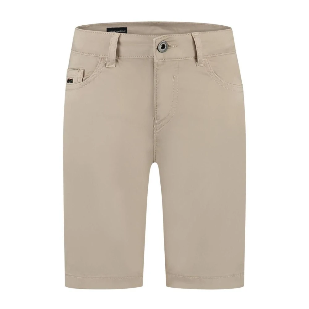 Emporio Armani Boys Beige Shorts, 14 Y, Jeans