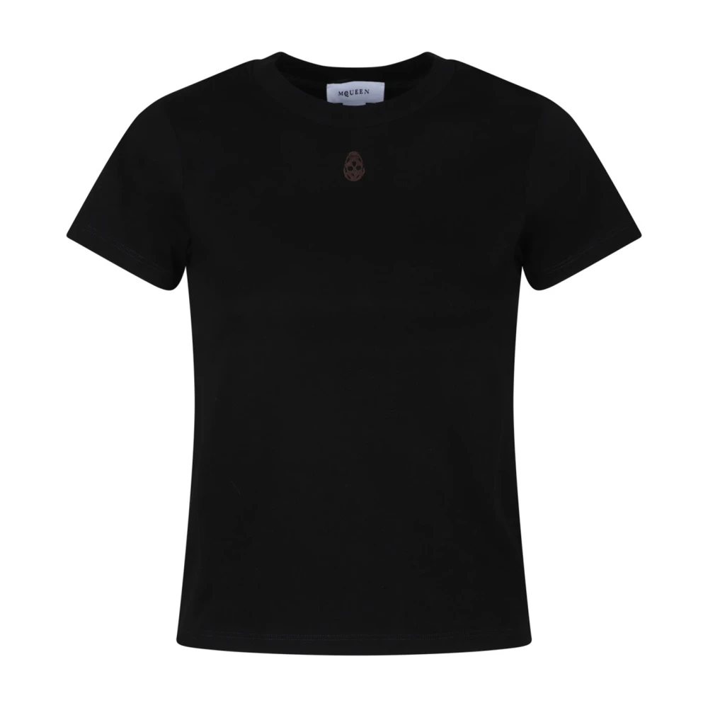 Alexander Mcqueen Black Cut & Sew T-Shirt - Female - T-Shirts - M - Tops