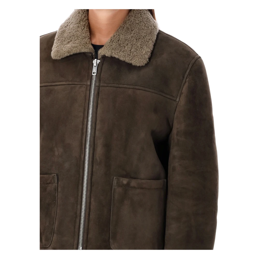 YMC You Must Create Olijf Peperjas Dames Buitenkleding Green Dames