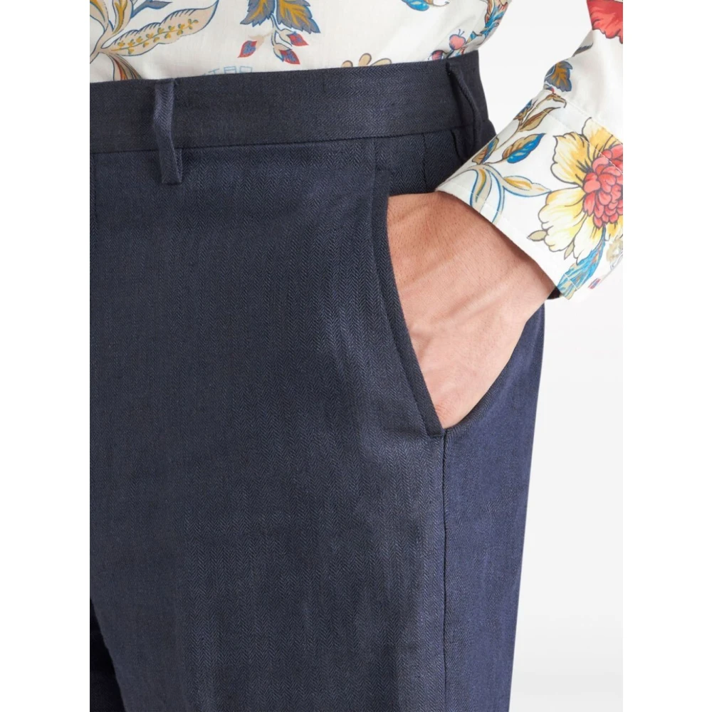 ETRO Casual Shorts Blue Heren