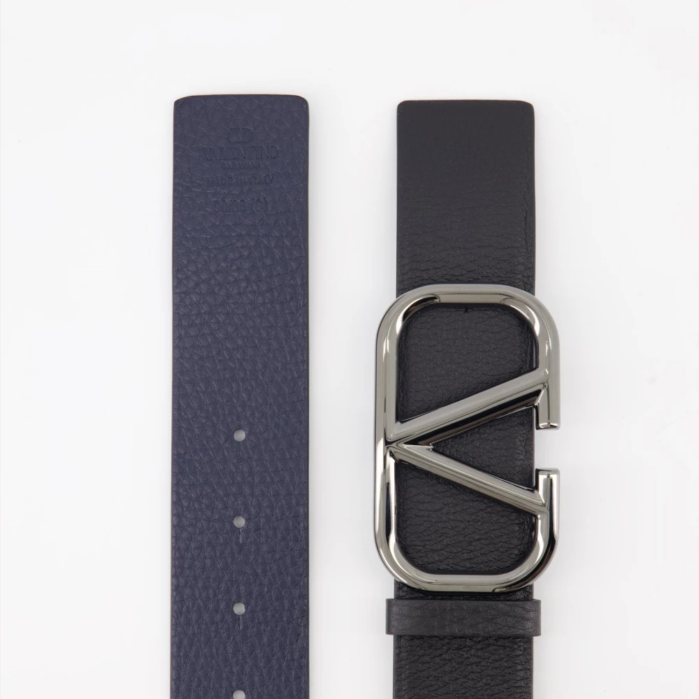 Valentino Garavani Omkeerbare VLogo Riem Black Heren
