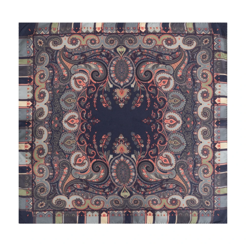 ETRO Zijden pochet Multicolor Heren