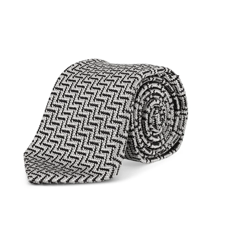Tom Ford Men's Gray Silk Tie - Ties - One Size - Accessories