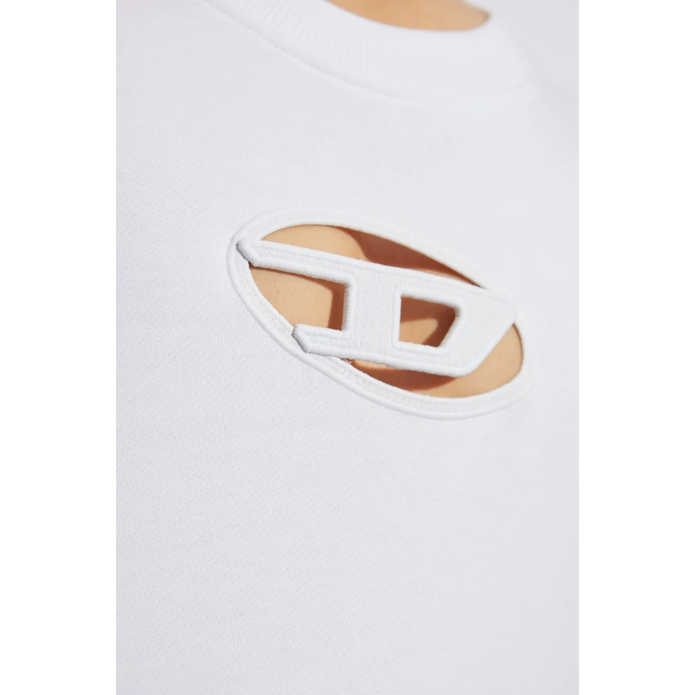 Diesel Sweatshirt S-Boxt-Od White Heren