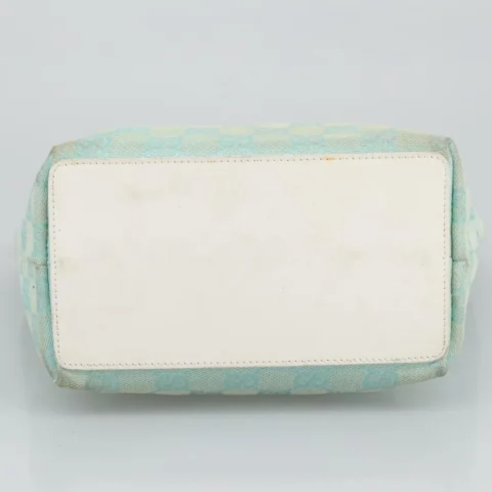 Gucci Vintage Pre-owned Canvas handbags Blue Dames