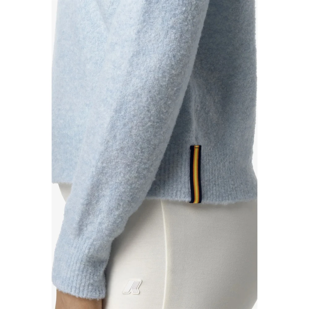 K-way Eskimo Crewneck Sweater Blue Dames