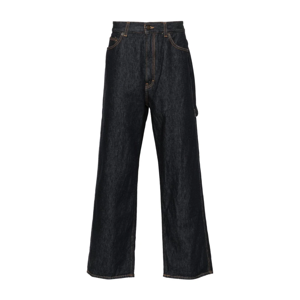 Haikure Indigo Blauwe Denim Jeans Blue Heren