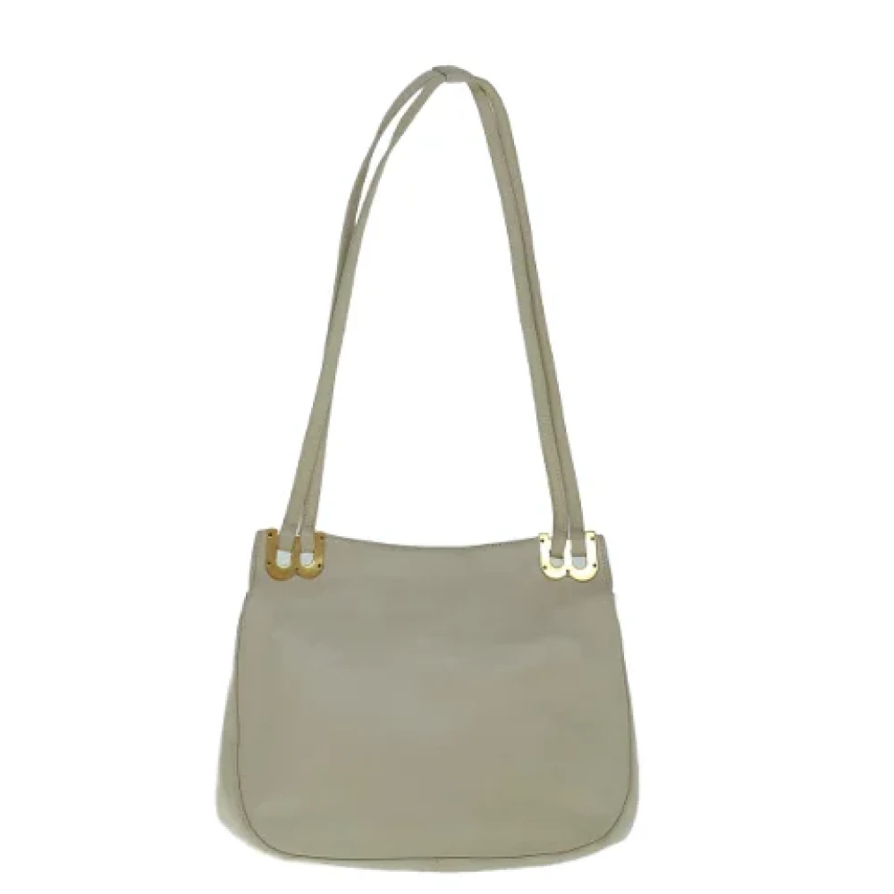 Bally Pre-owned Leather shoulder-bags Beige Dames