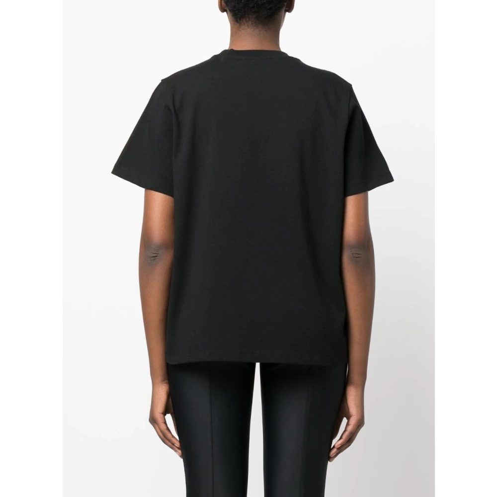 Coperni Logo Boxy Gebreide Top Black Dames