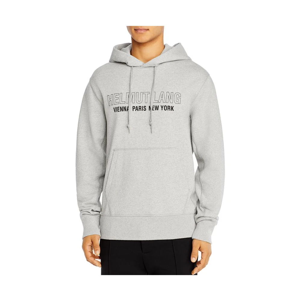 Helmut Lang Stijlvolle Hoodie voor Mannen en Vrouwen Gray Heren