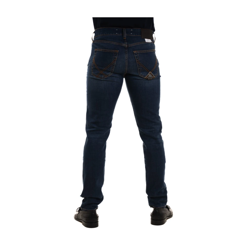 Roy Roger's Donkere Wassing Slim Fit Denim Jeans Blue Heren