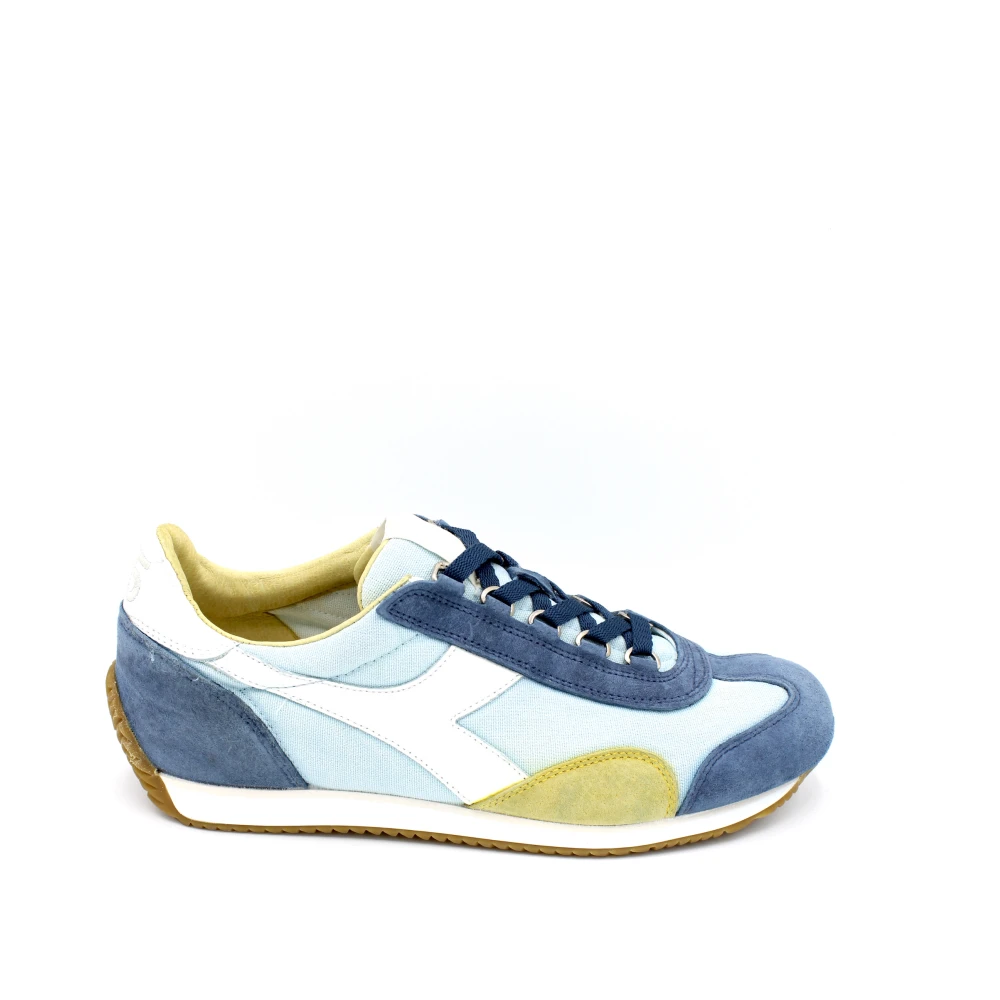 Diadora Canvas Stone Wash Sneaker Model Heren Schoenen Blauw