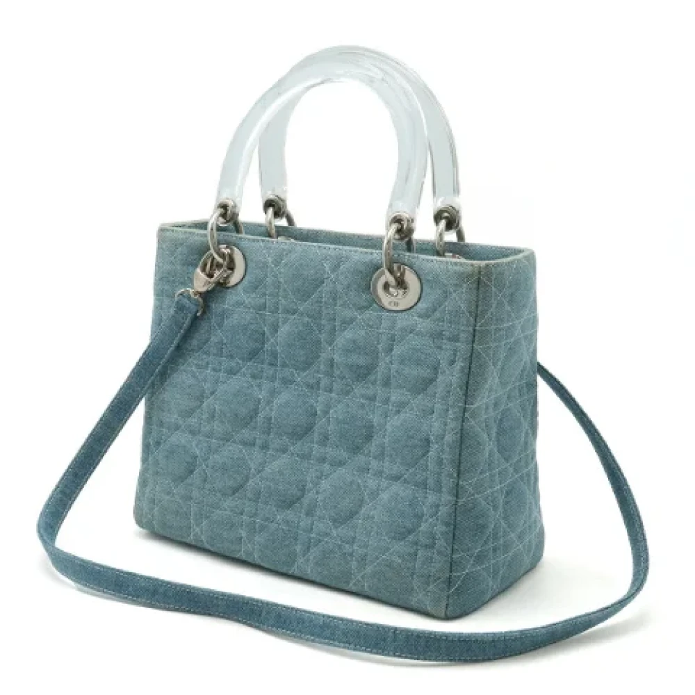Dior Vintage Pre-owned Denim dior-bags Blue Dames