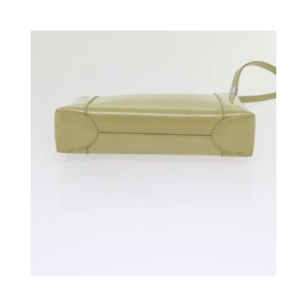 Dior Vintage Pre-owned Leather dior-bags Beige Dames