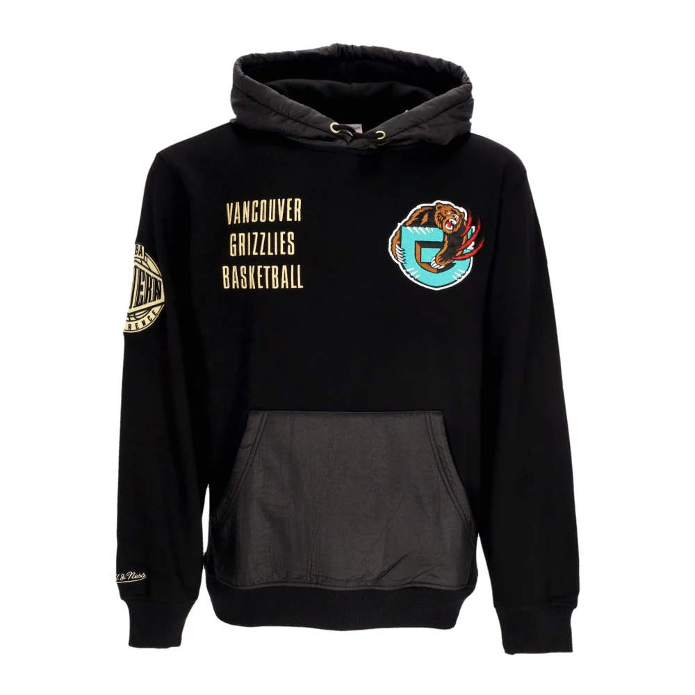Mitchell & Ness Vintage NBA Team Fleece Hoodie Black Heren