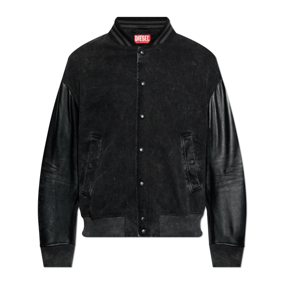 Diesel Uomo Nero Giacche,, New, Extra Grande