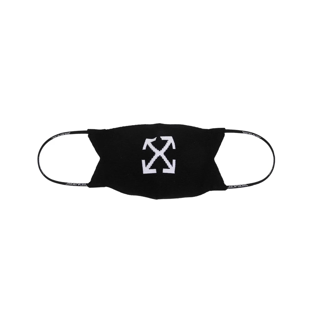 Off White Men's Black Face Mask - Accessories - S/M - Accessories