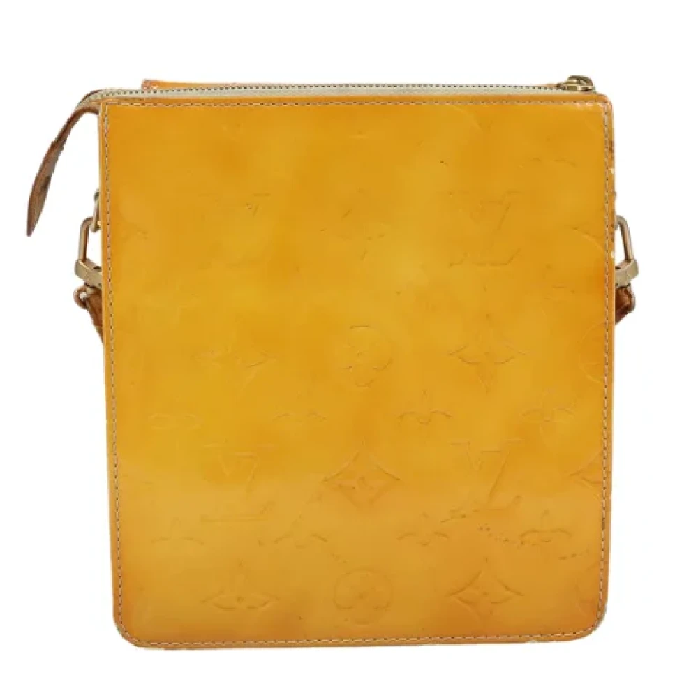 Louis Vuitton Vintage Pre-owned Leather pouches Yellow Dames