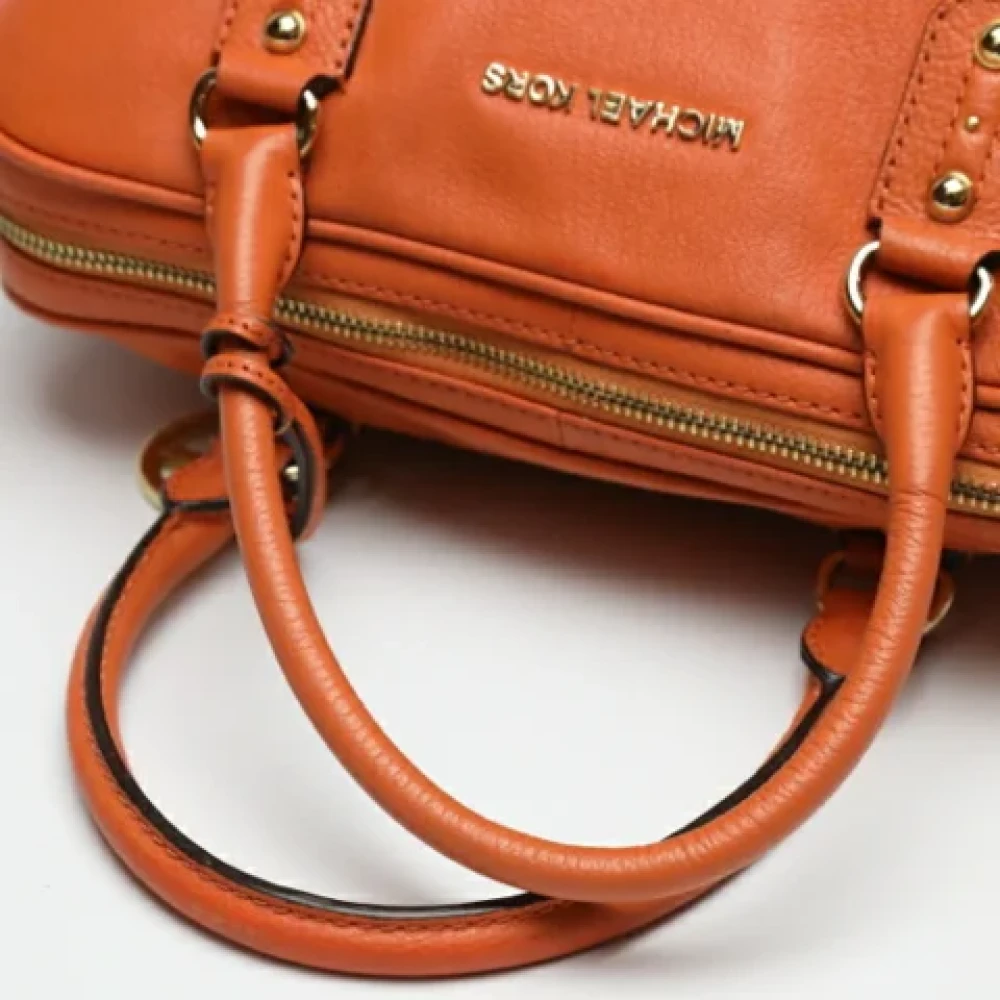 Michael Kors Pre-owned Leather handbags Orange Dames