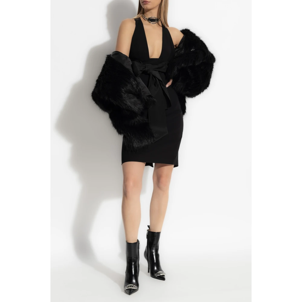 Dsquared2 Jurk met decoratieve strik Black Dames