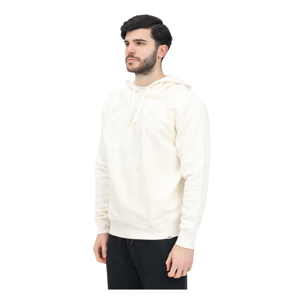 Ellesse Witte hoodie met grafische print White Heren