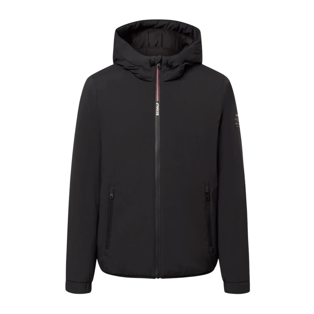 Ecoalf Zwarte Jas Black Heren