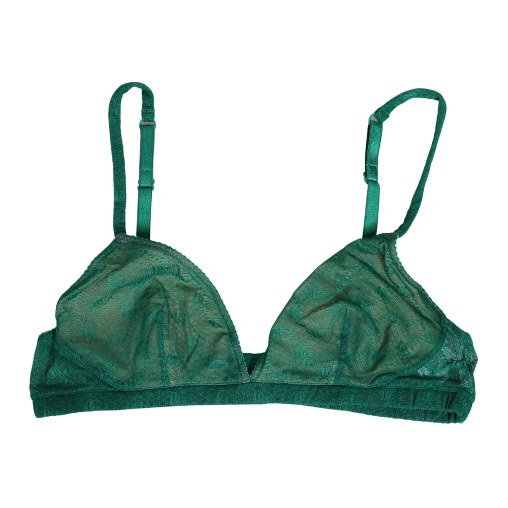 Dolce & Gabbana Women's Green Soft Cup Bra - Bras - S - Underwear