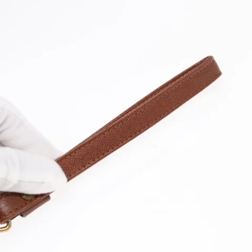 Louis Vuitton Vintage Pre-owned Canvas clutches Brown Dames