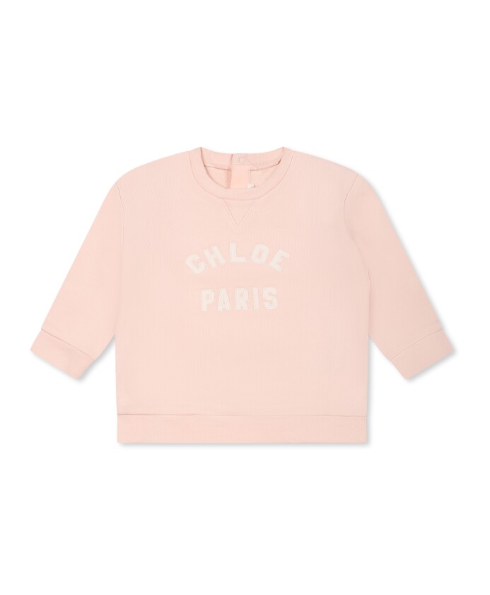 sweatshirt-rose-col-rond