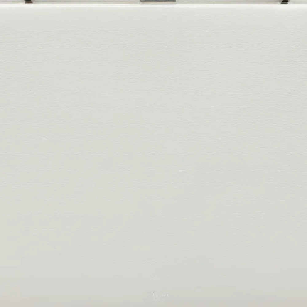 Celine Vintage Pre-owned Leather handbags White Dames