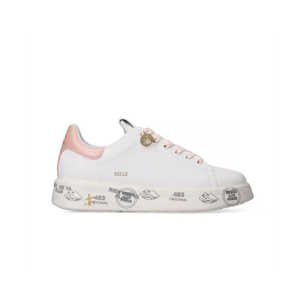 Premiata Women's White Sneakers, 7 Uk, Belle 8159