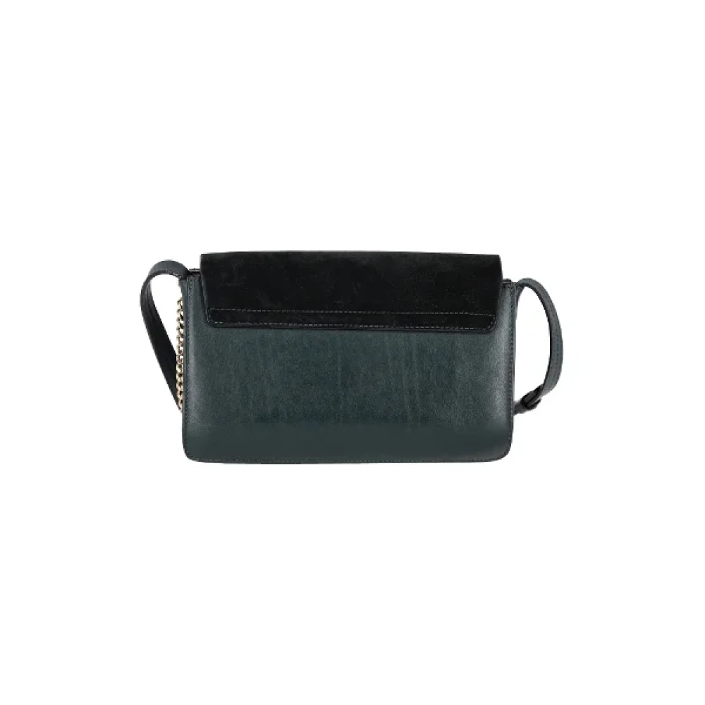 Chloé Pre-owned Leather crossbody-bags Green Dames
