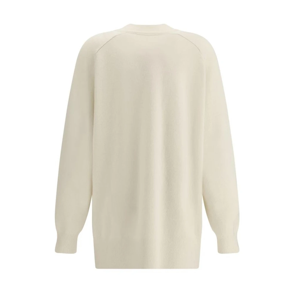 Extreme Cashmere V-hals Vest met Zakken Beige Dames