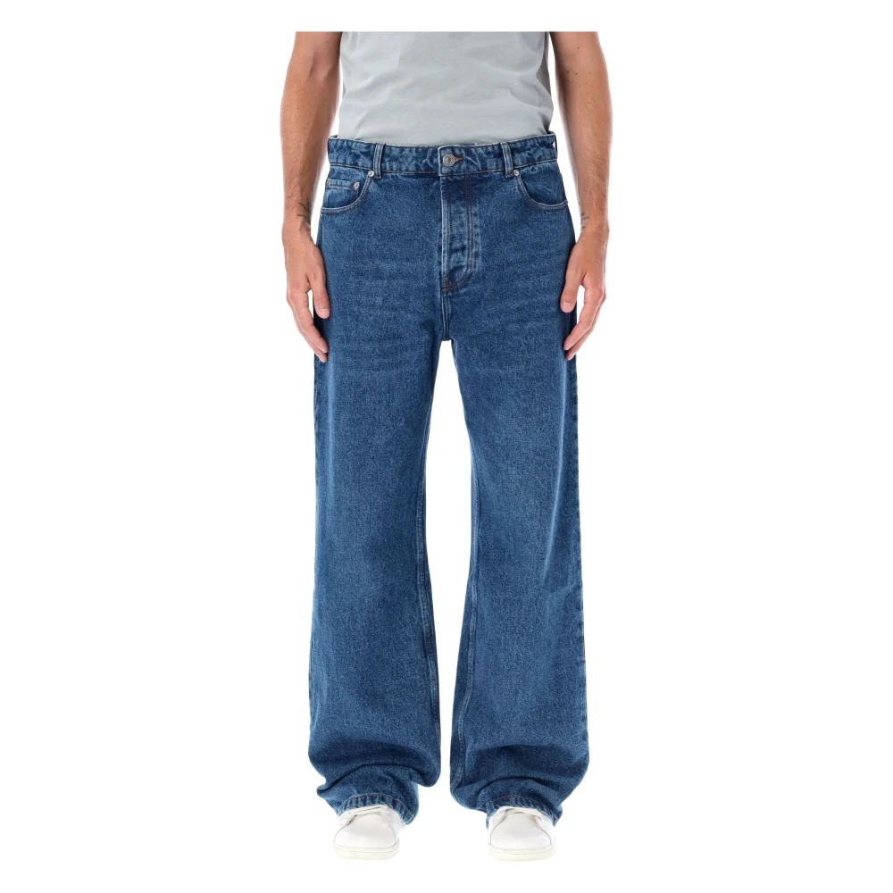 Ami Paris Jeans met wijde pijpen Blue Heren