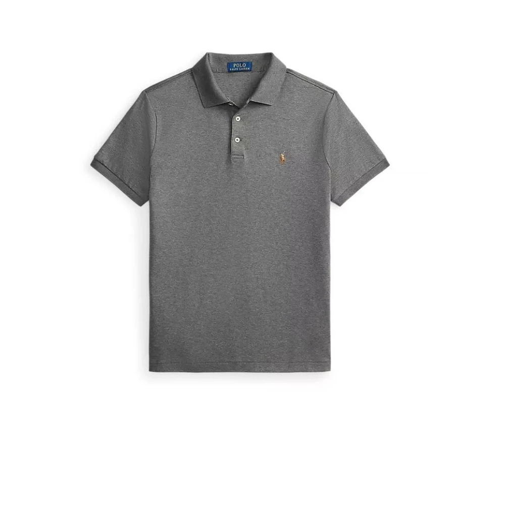 Polo Ralph Lauren Uomo Grigio Top, L, New,