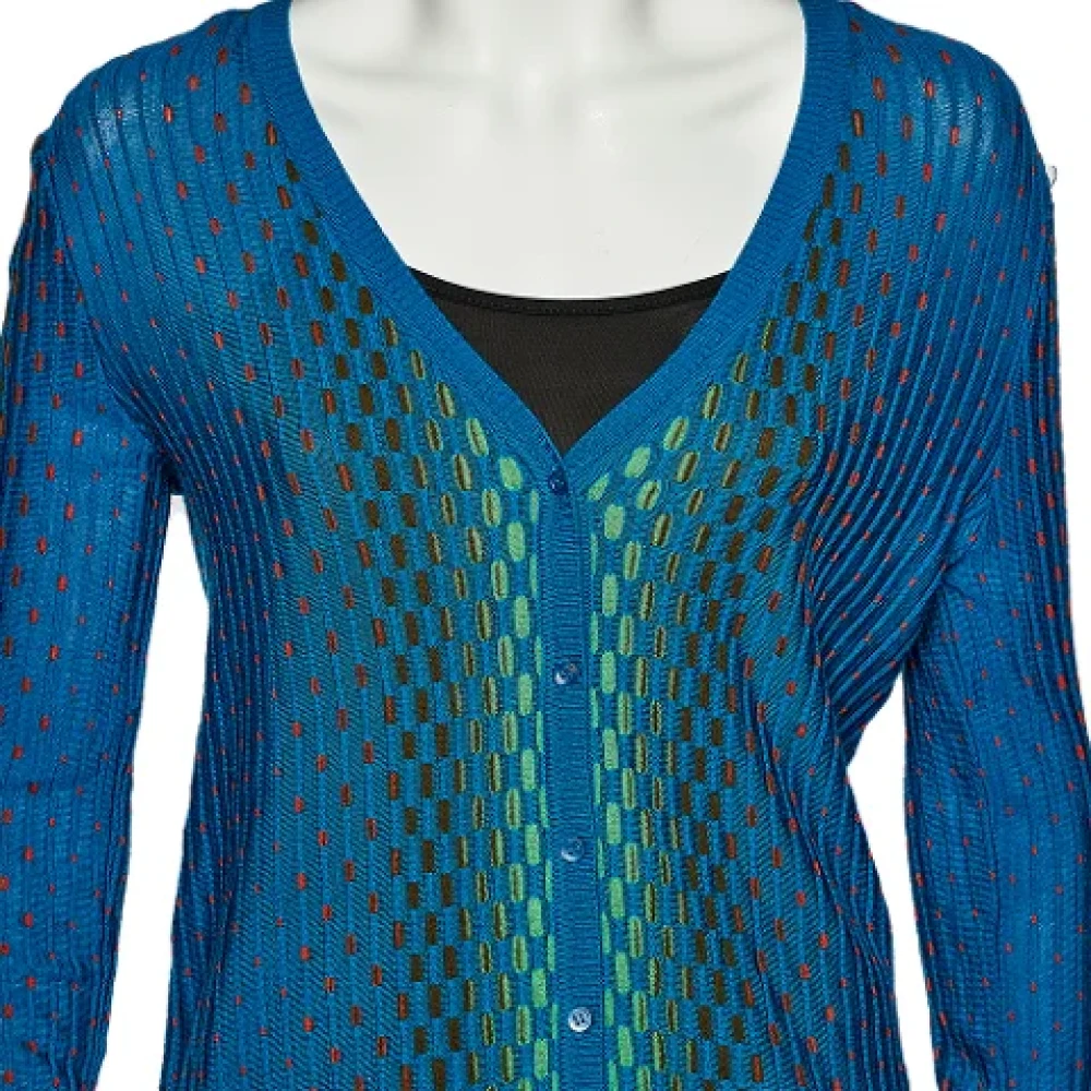 Missoni Pre-owned Knit tops Blue Dames