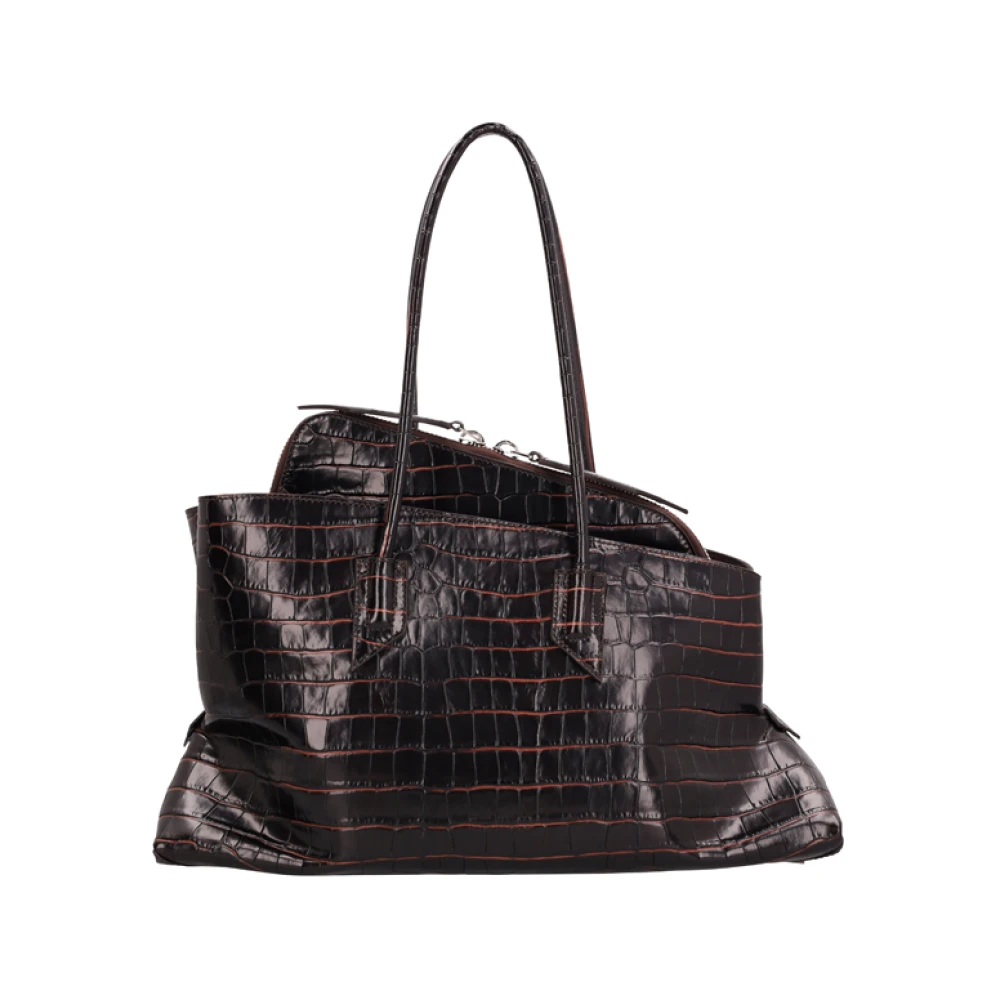 The Attico Women's Brown La Passeggiata Medium Bag