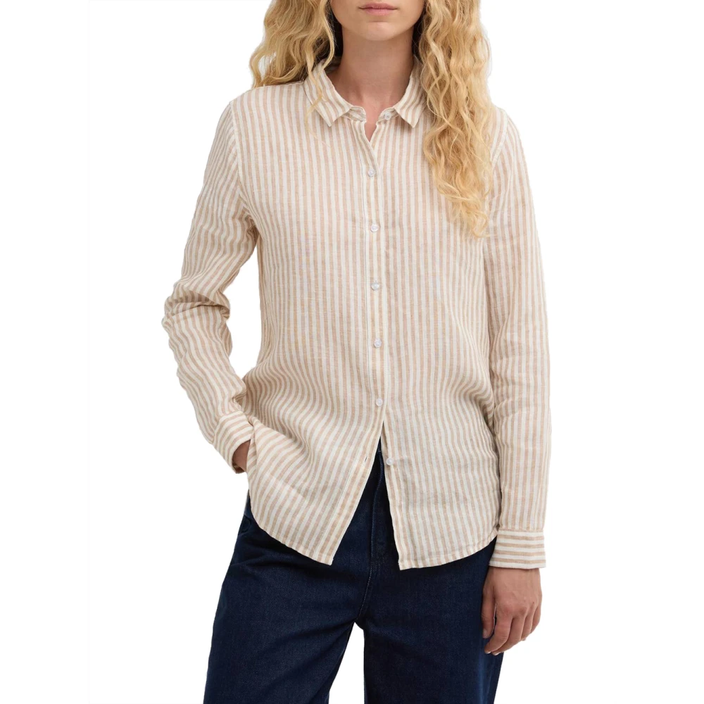 Barbour Multicolor Shirts, Female, S, Marine Relaxed Long-Sleeved Shirt