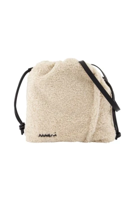 Vit Syntetisk Crossbody-väska