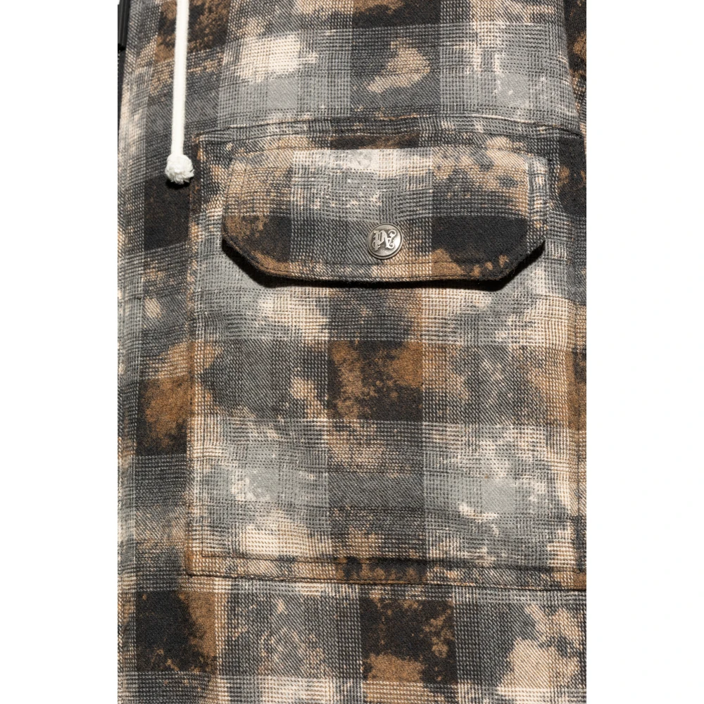 Palm Angels Capuchonjack Brown Heren