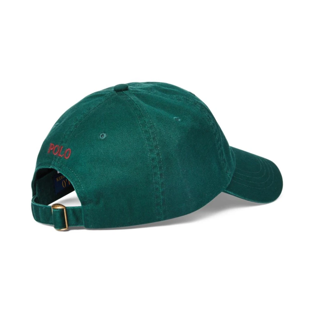 Polo Ralph Lauren Groene Baseballpet met Borduursel Green Heren