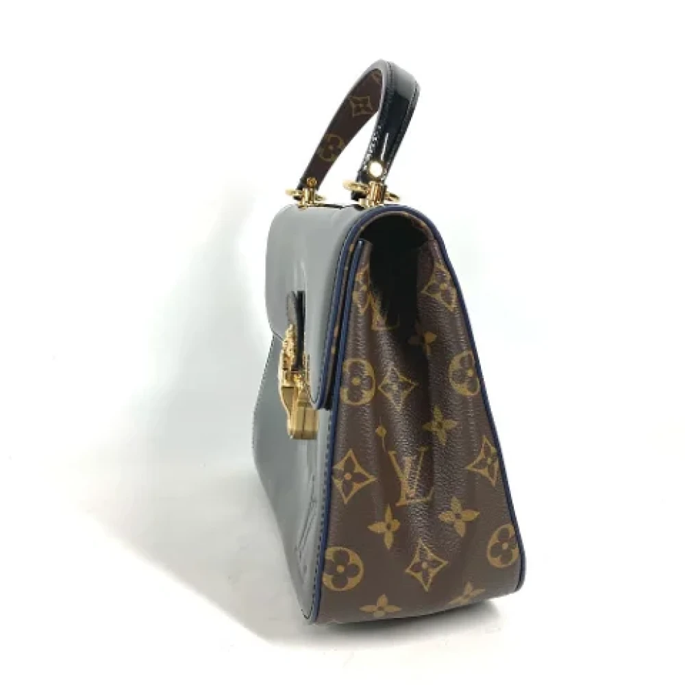 Louis Vuitton Vintage Pre-owned Cotton louis-vuitton-bags Black Dames