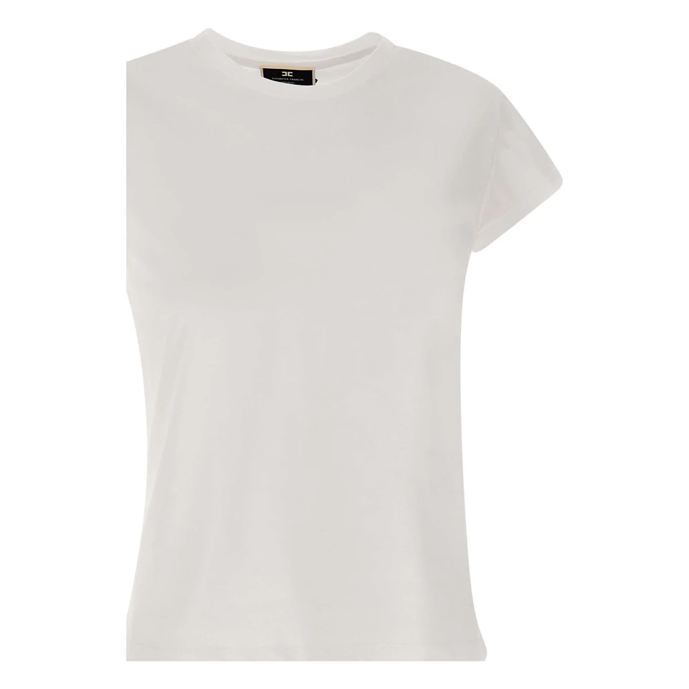 Elisabetta Franchi Witte T-shirts en Polos van White Dames