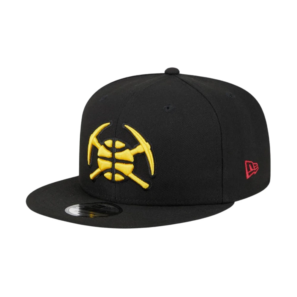 new era NBA ALT Pet Zwart Patched Logo Black Heren