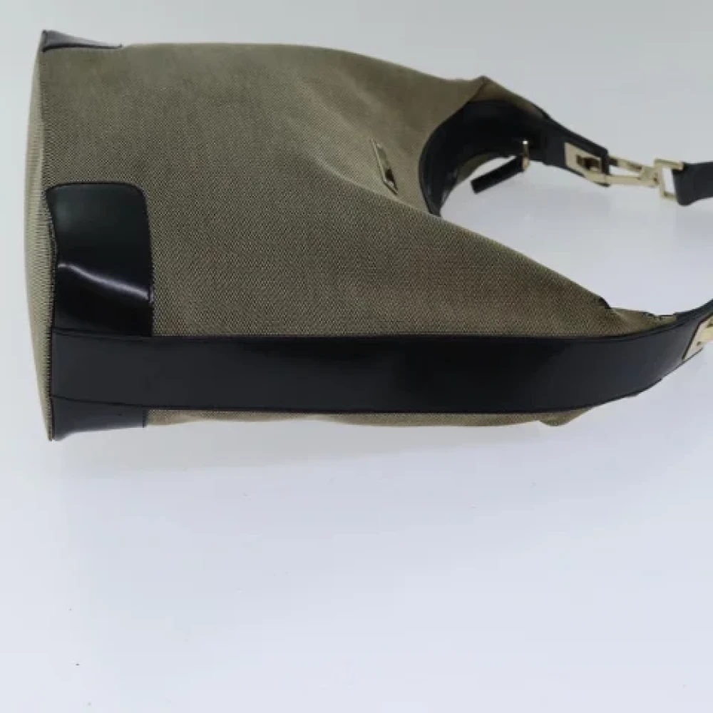 Gucci Vintage Pre-owned Canvas gucci-bags Beige Dames