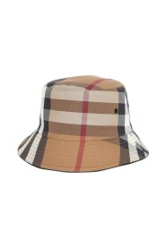Exaggerated Check Bucket Hat