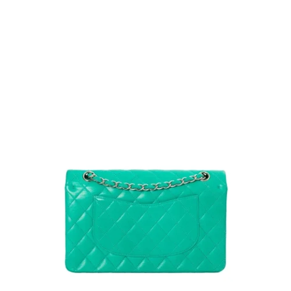 Chanel Vintage Pre-owned Leather chanel-bags Green Dames