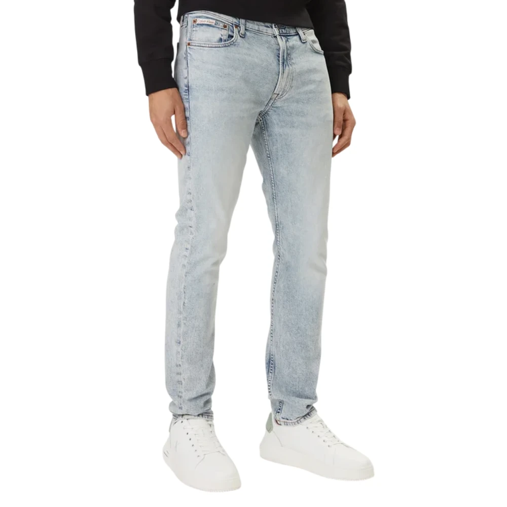 Calvin Klein Men's Blue Slim Fit Jeans, W29, Slim Taper Jeans