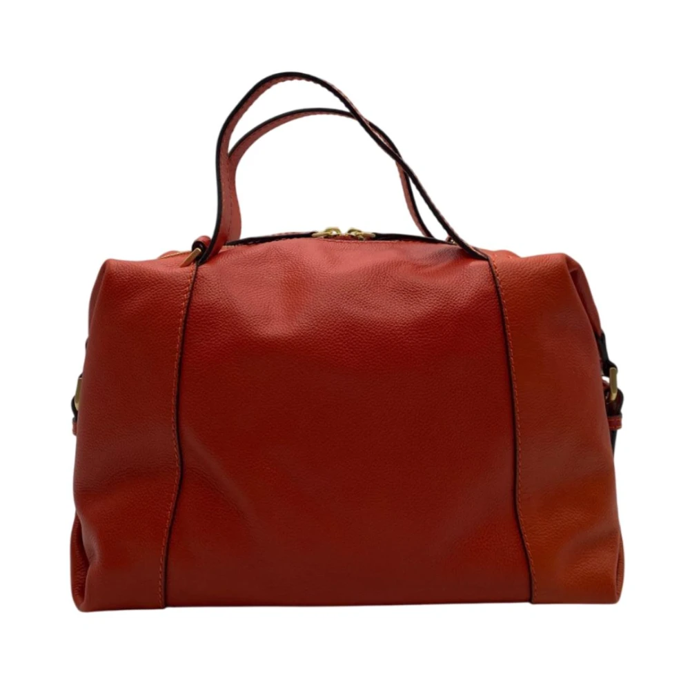 The Bridge Elegante Schoudertas met Ritssluiting Brown Dames